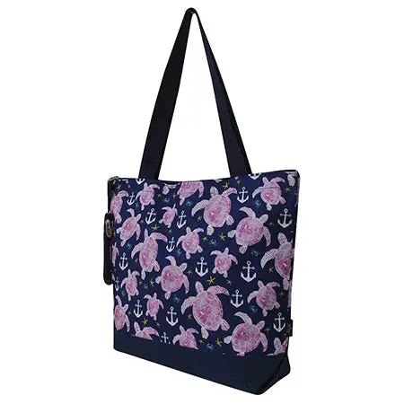 Ocean Motif Canvas Tote Bag