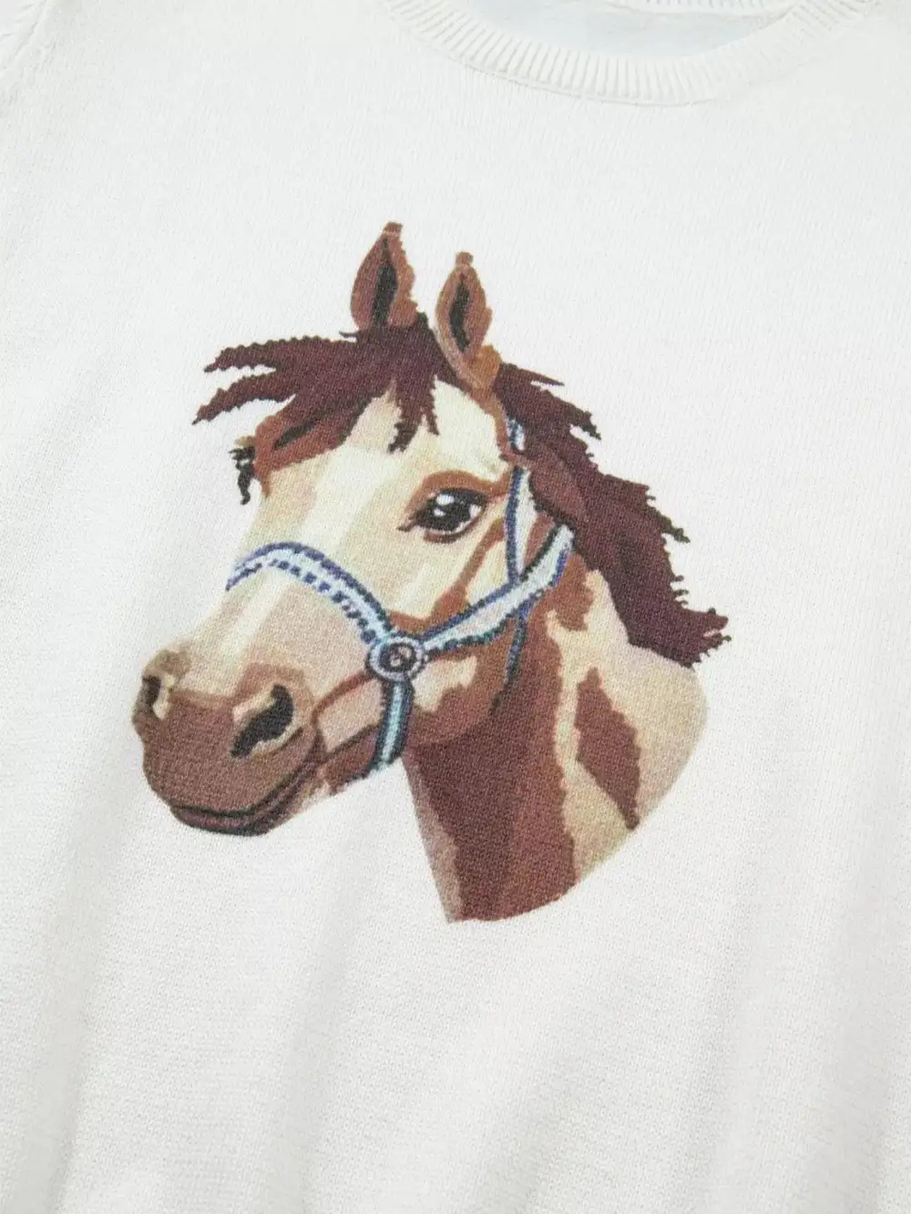 Wild West Horse Head Printed Short Sleeve