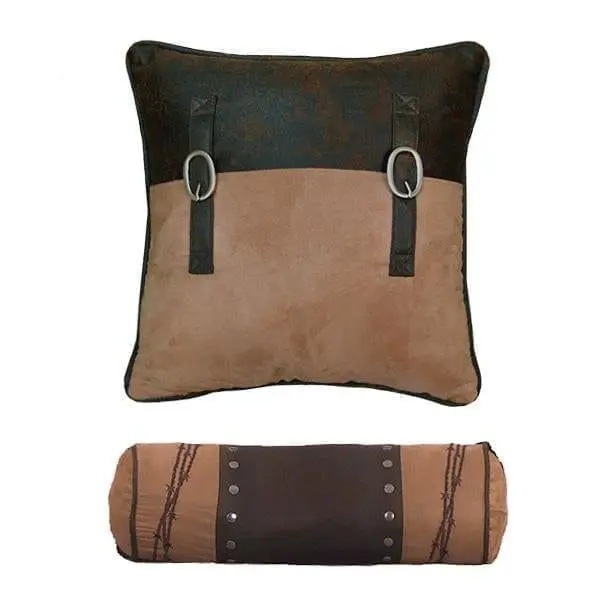 Embroidered Suede Comforter Set