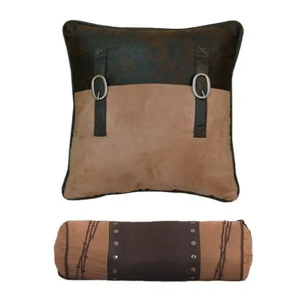 Embroidered Suede Comforter Set