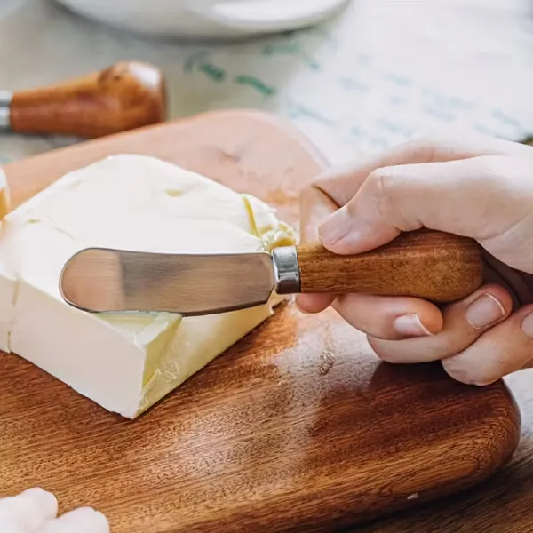 Wooden Handle Butter Knife