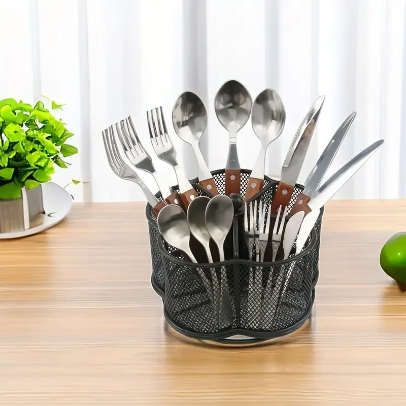 1 Metal Kitchen Cutlery Holder