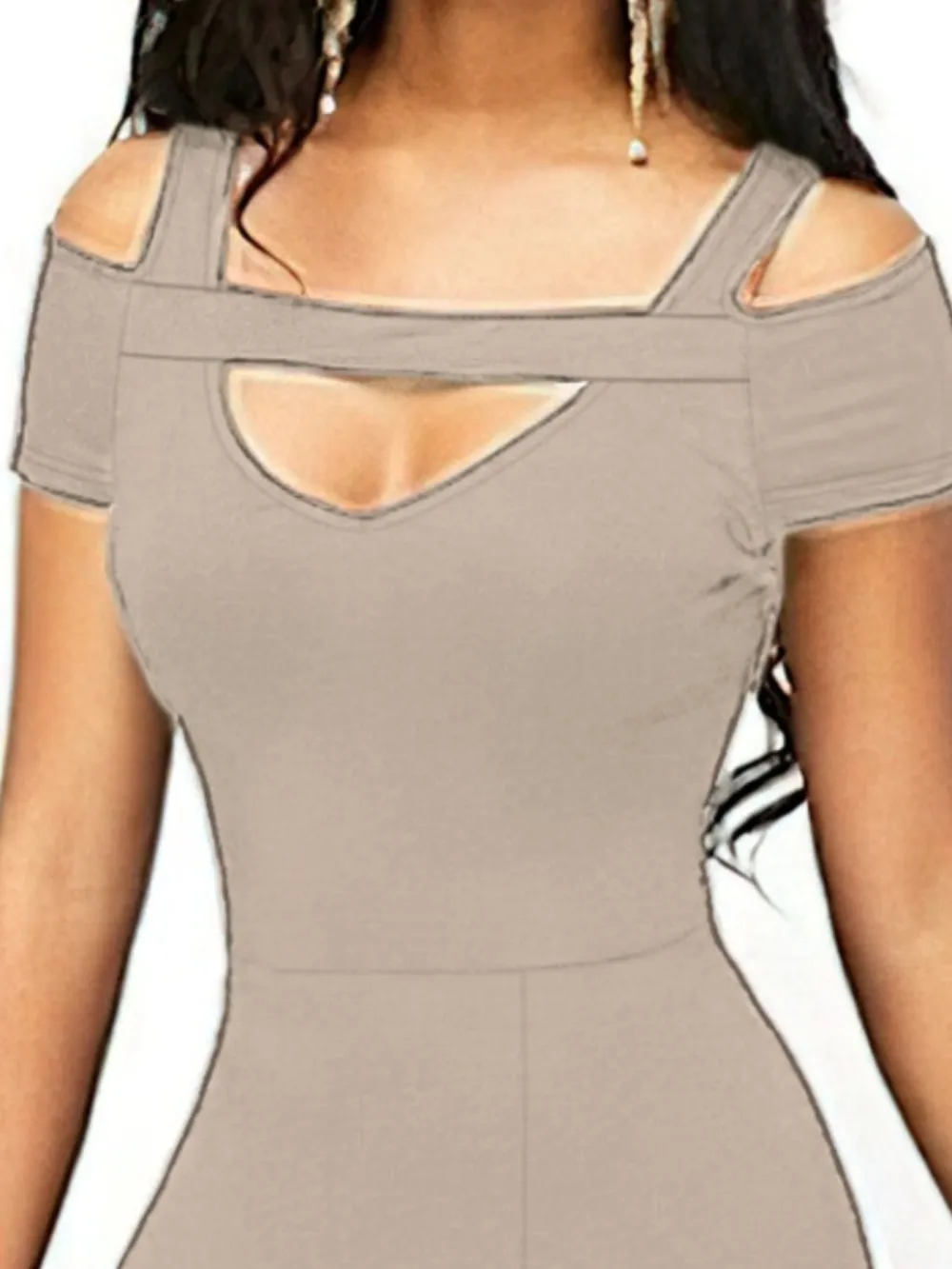 Strapless Wrap Maxi Dress