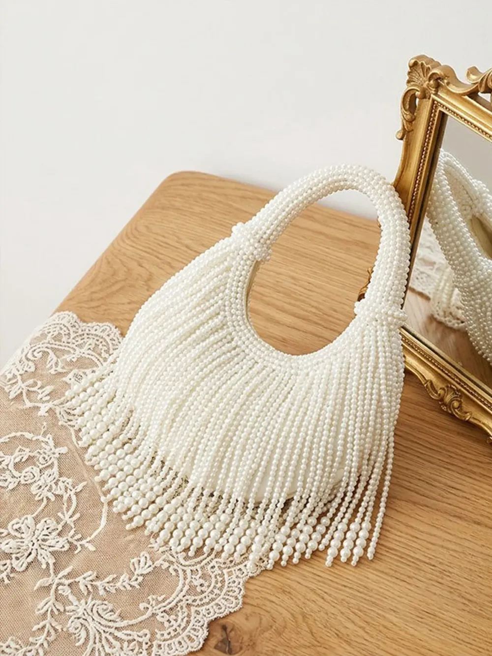 Makayla Pearl-tassel Bag
