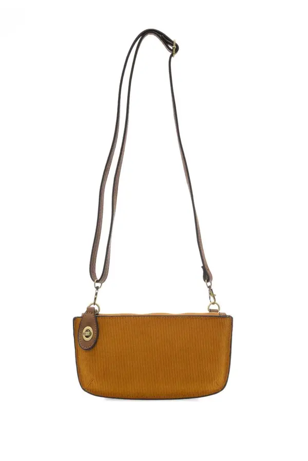 Corduroy Convertible Crossbody Bag