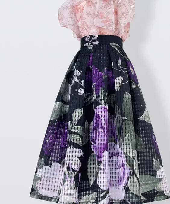 High Waist Lace Skirt