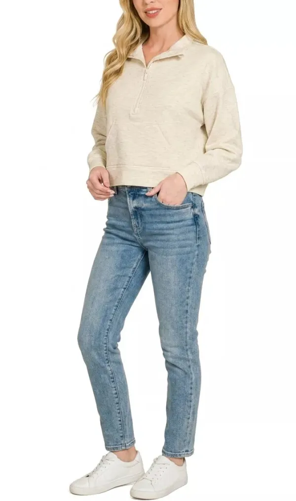 Essential Half-Zip Everyday Sweatshirt