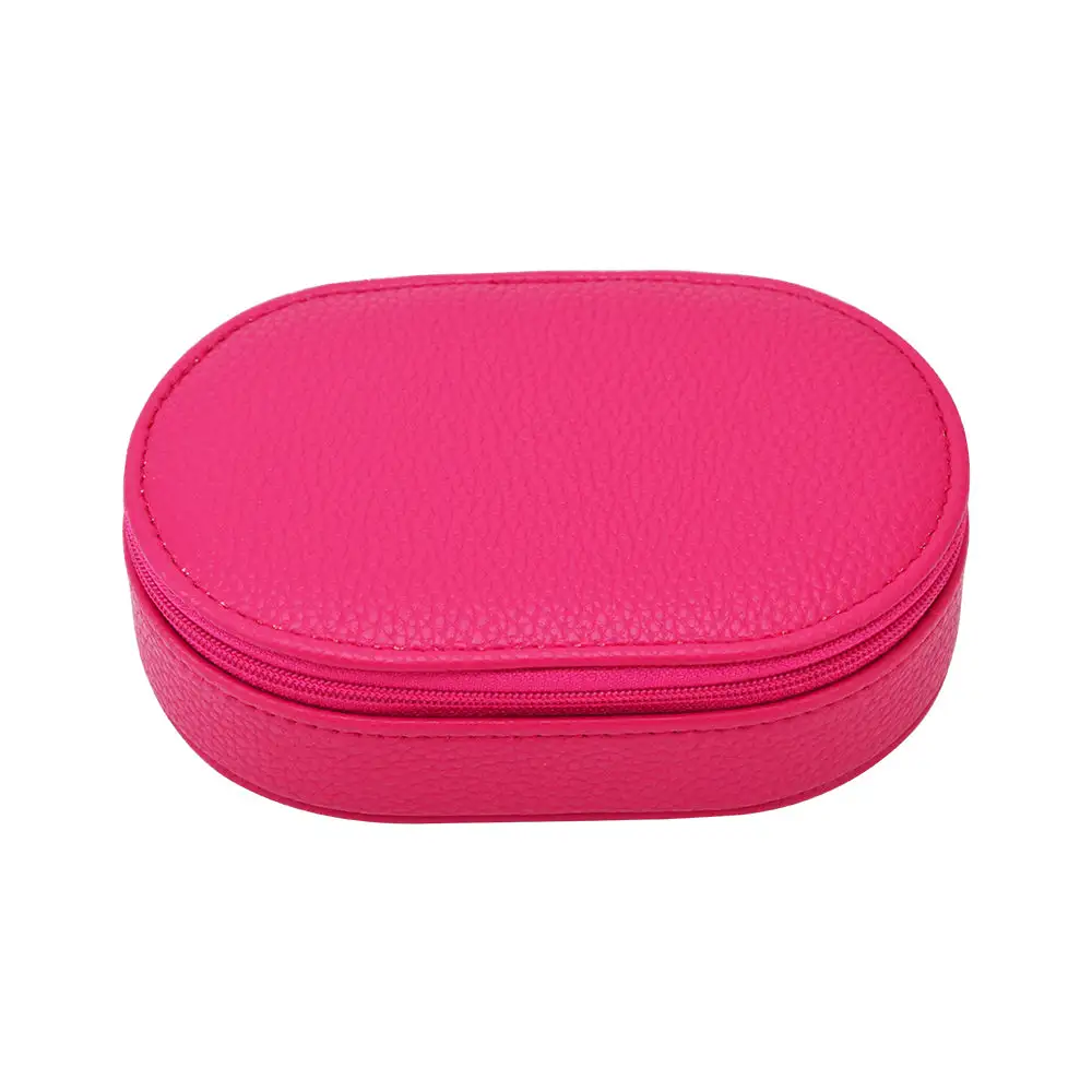 Leah Oval Travel Jewelry Box