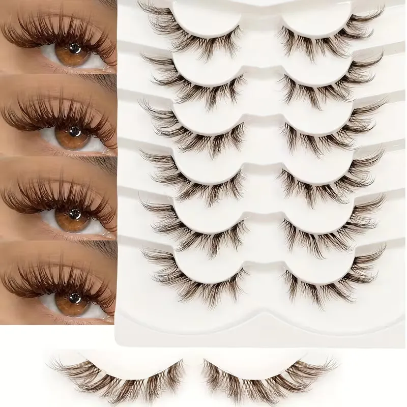 Multi-Pair Natural Brown Lash