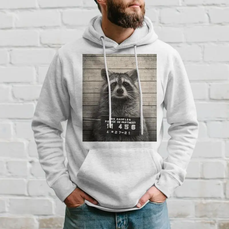 Raccoon Hot By Buck Hoodie