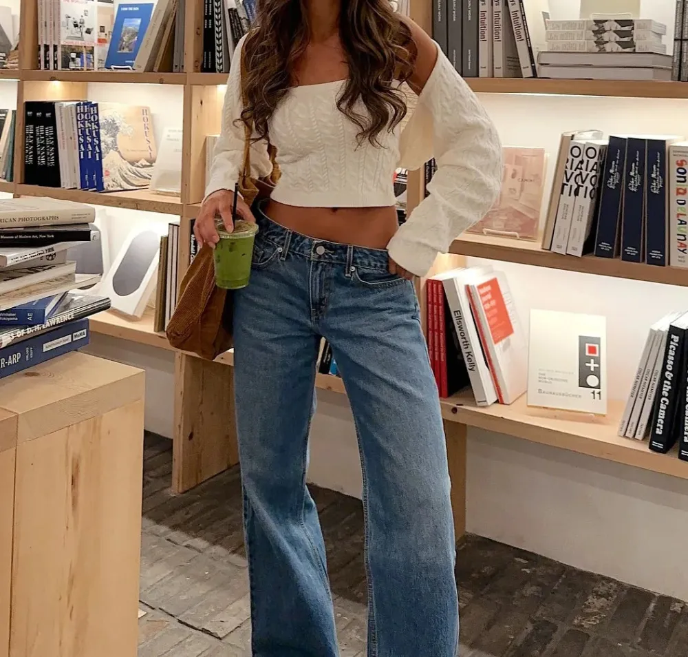 Ivory Cable Knit Long-Sleeve Top