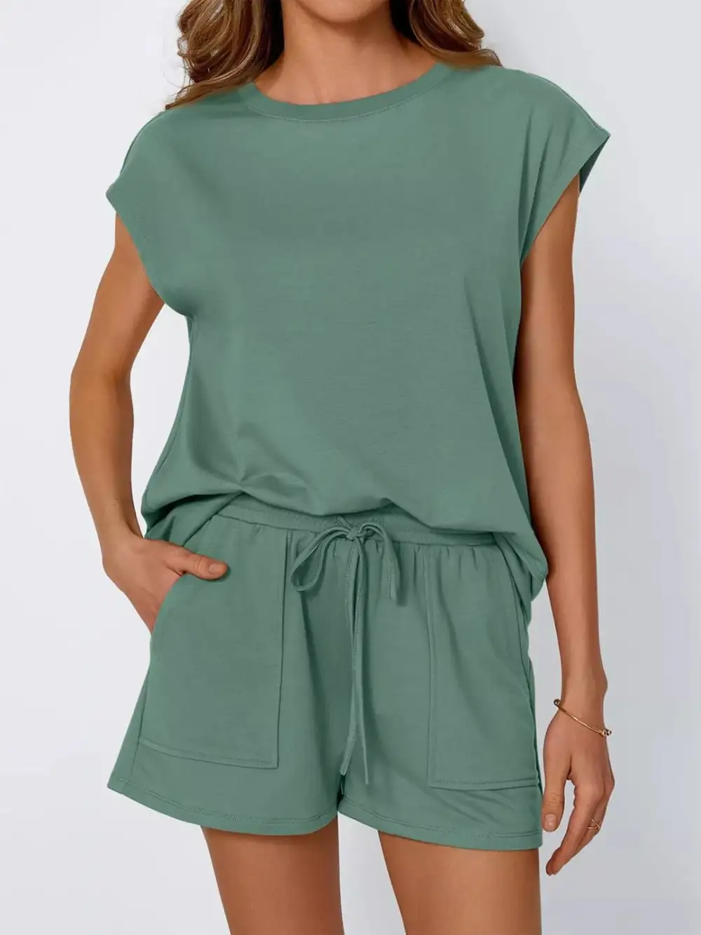 Casual T Shirt Shorts Set