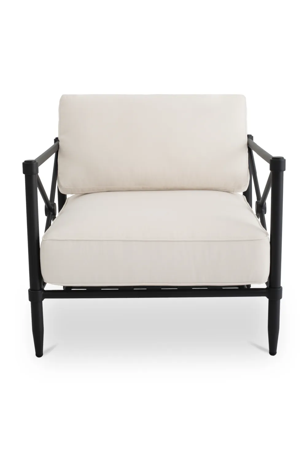 X-Framed Outdoor Accent Chair