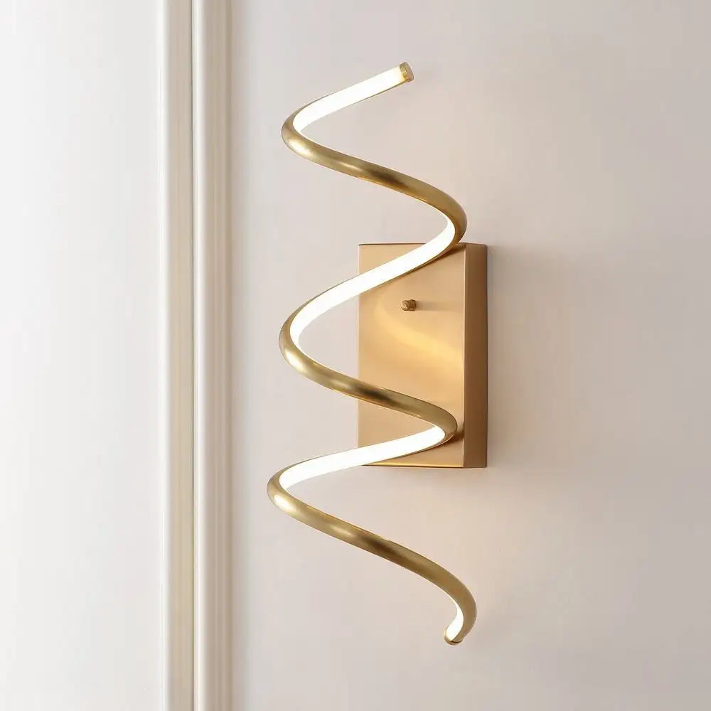 Modern Metal Integrated LED Vanity Light Sconce