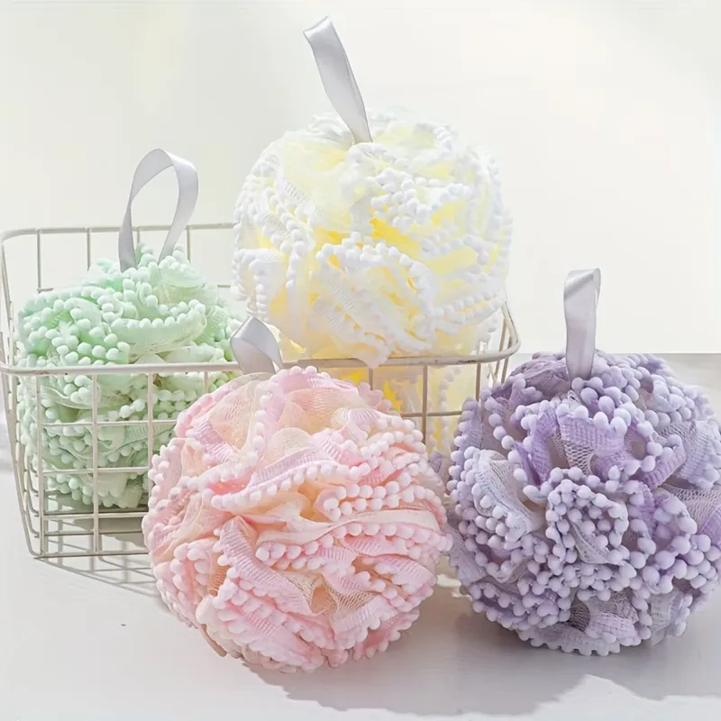 Soft Mesh Bath Pouf