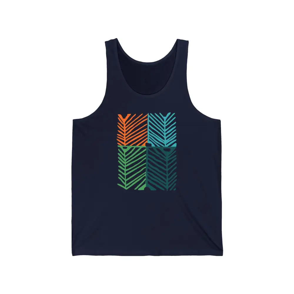 Tropical Frond Graphic Tank Top