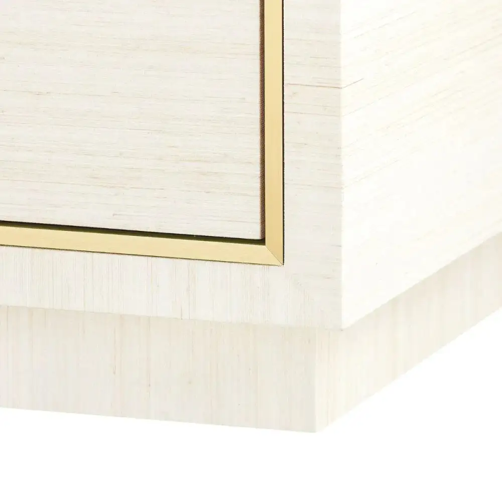 Architectural Drawer Storage Side Table