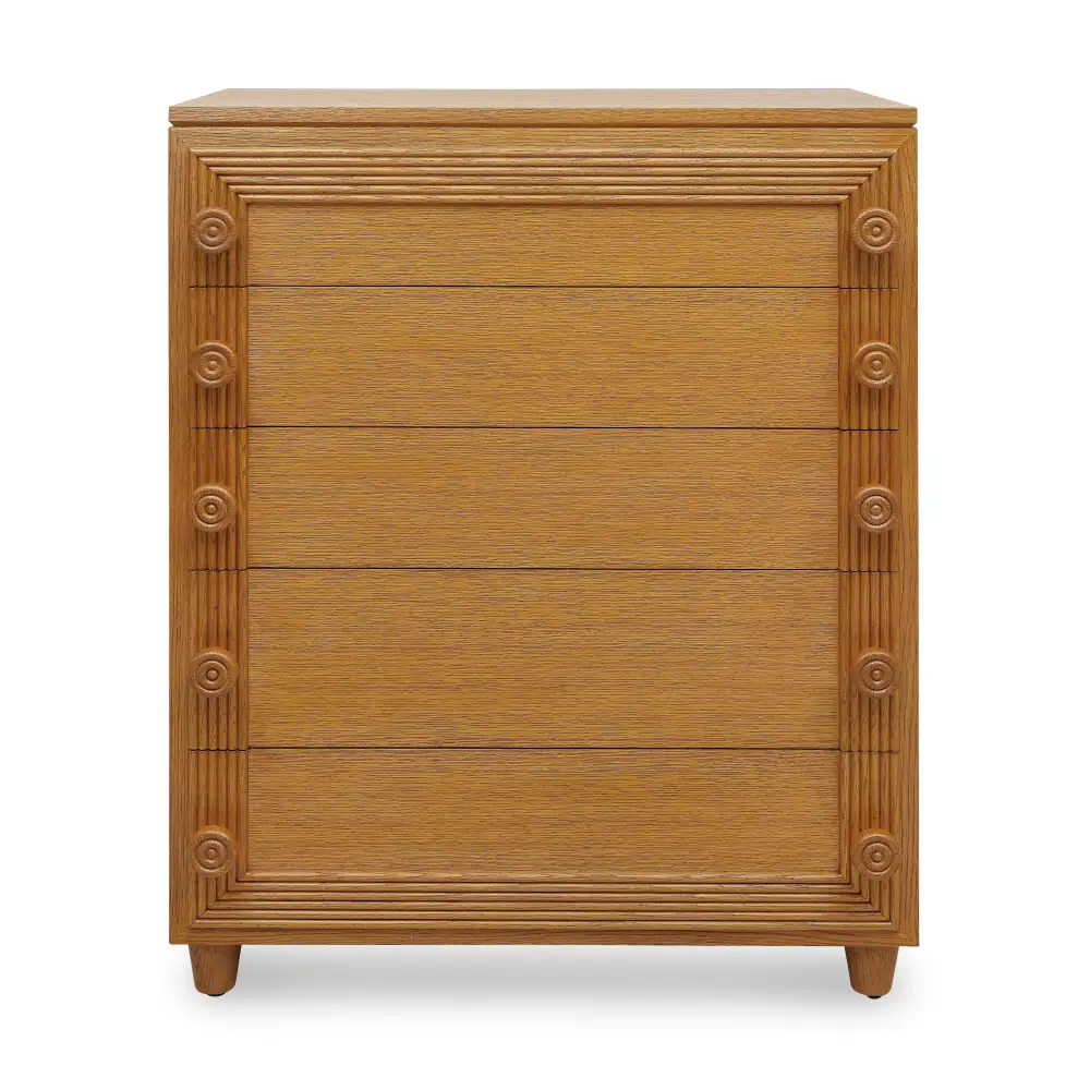 Tapered Geometric Storage Chest