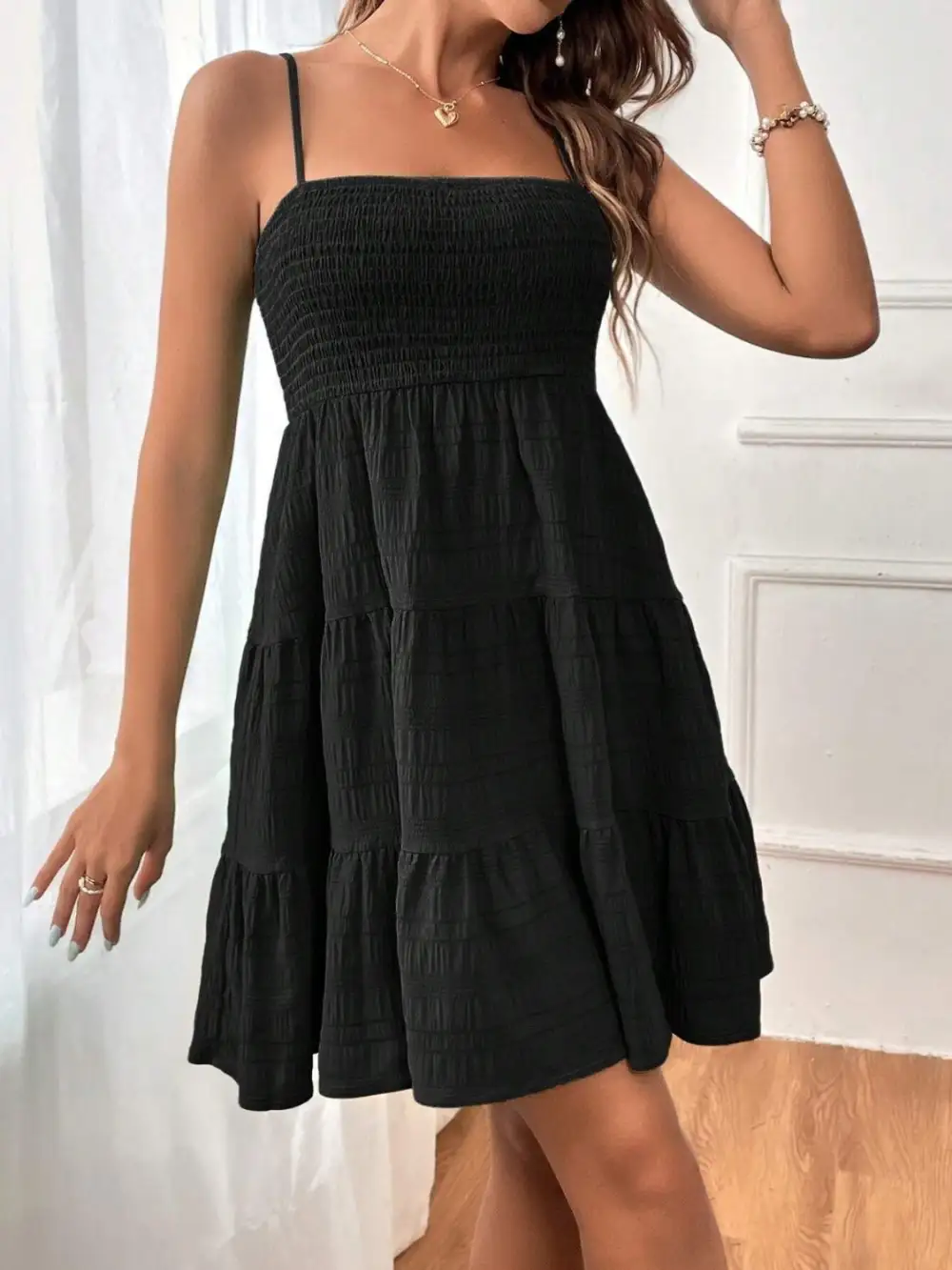 Cami Square-Neck Casual Dress