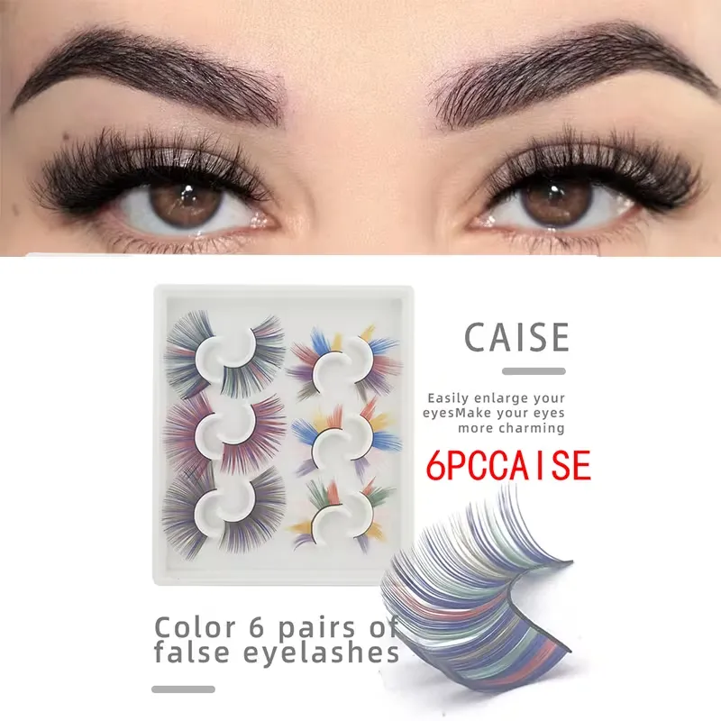 Multi-Color False Eyelashes Pack
