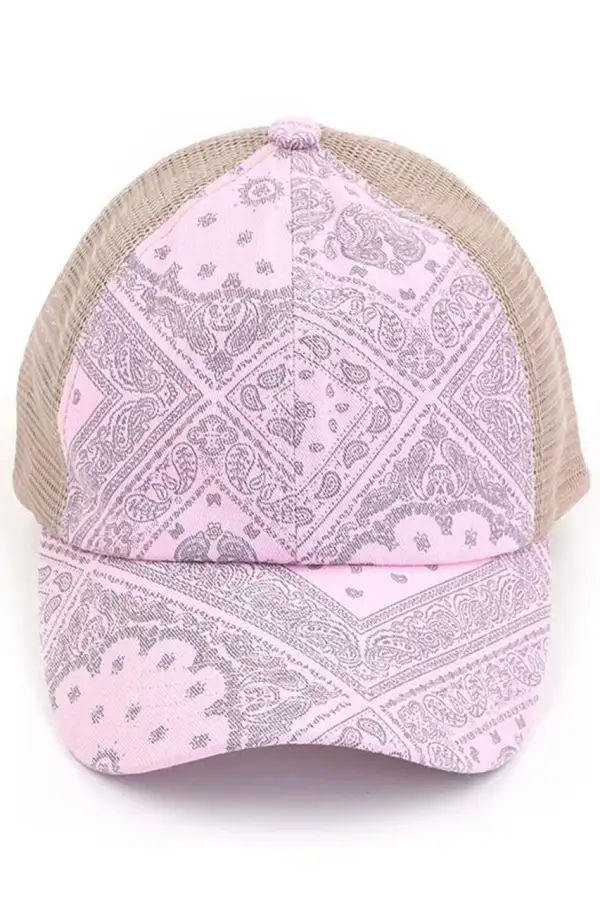 Paisley Bandana Cap