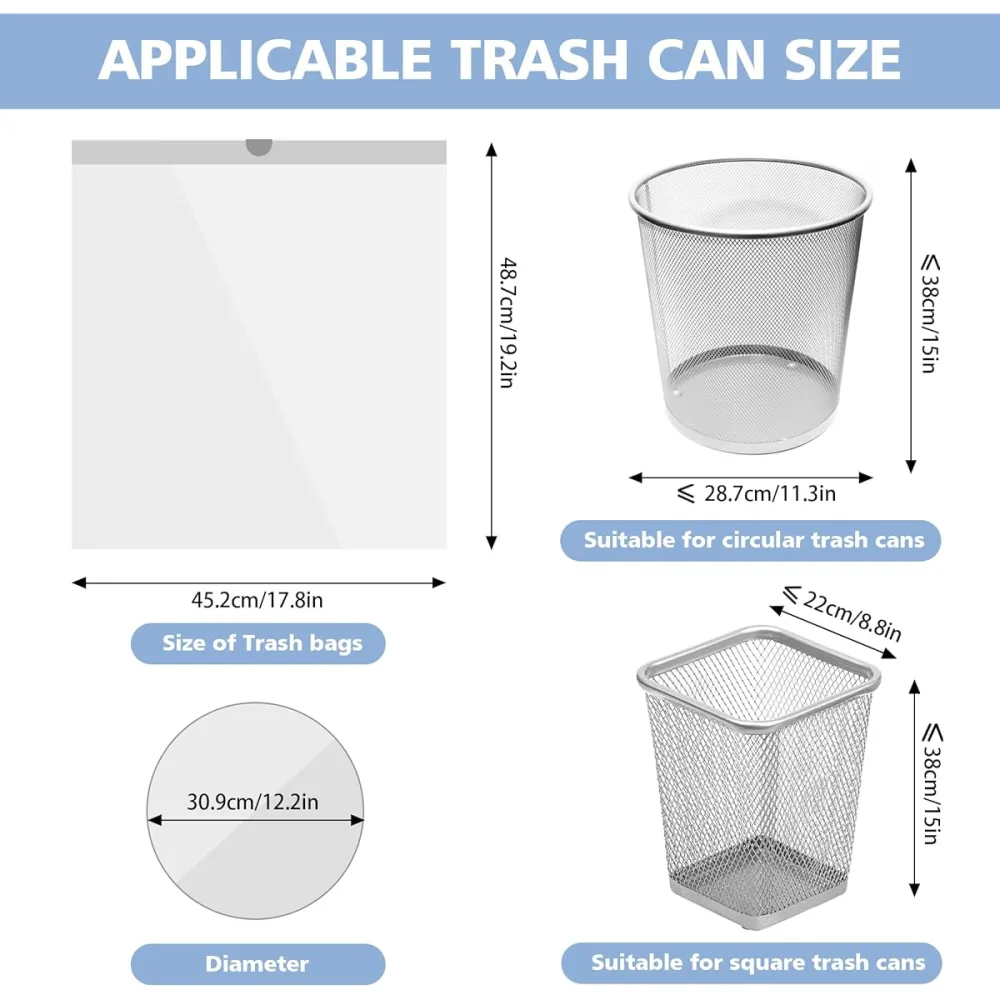 Drawstring Heavy-Duty Trash Bag
