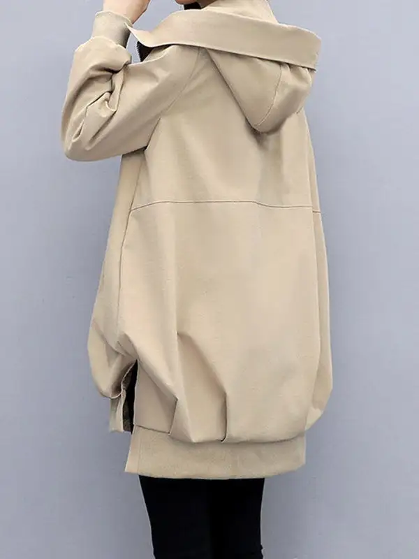 Hooded Zip Front Jacket Essential