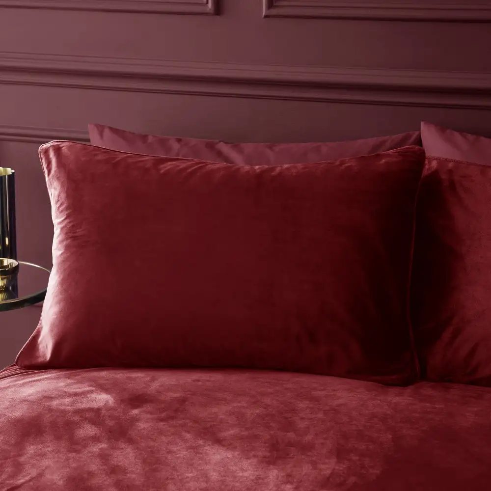 Relaxed Bedroom Printed Velvet Duvet Cover Set