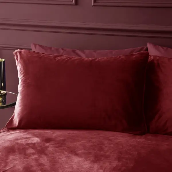 Relaxed Bedroom Printed Velvet Duvet Cover Set