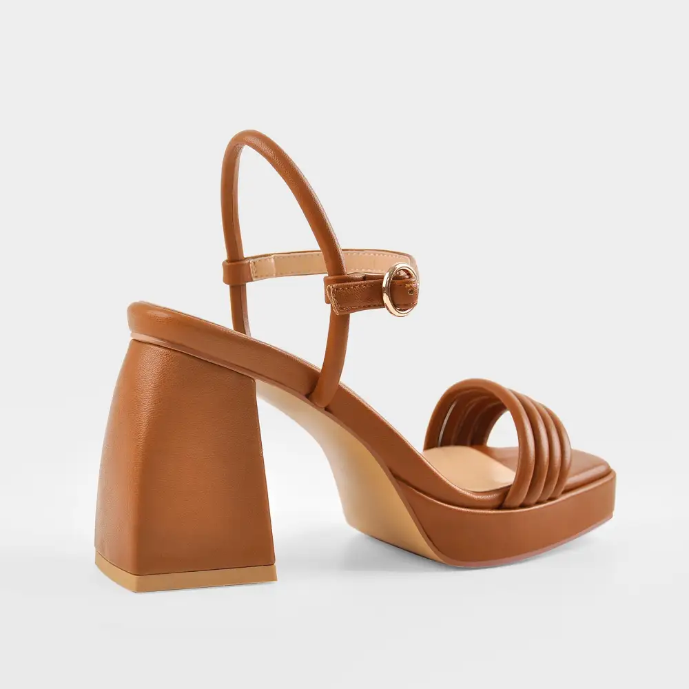 Platform Design Heel Ankle Strap Sandals