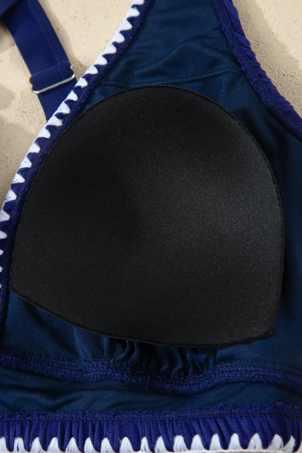 Shell Stitched Trim Bikini Swim Set