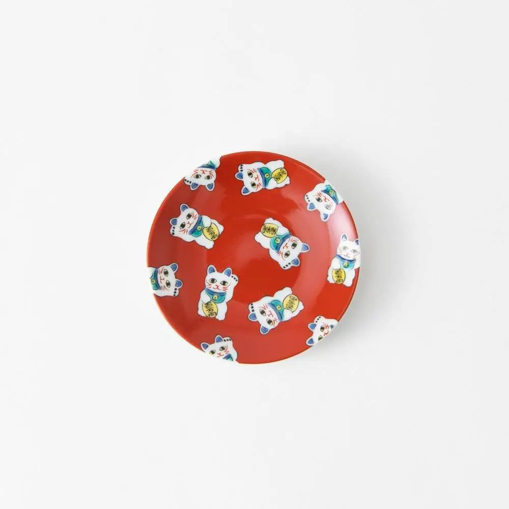 Refined Cat Porcelain Sauce Plate