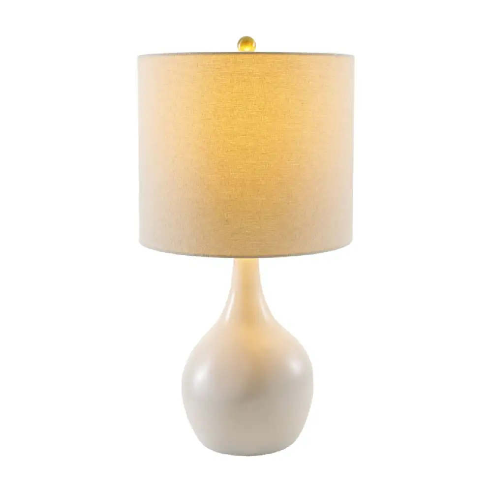 Curved Ceramic Table Lamp