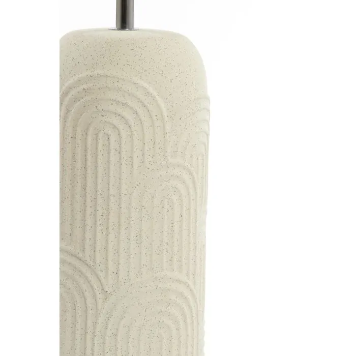 White Ceramic Small Lamp Base