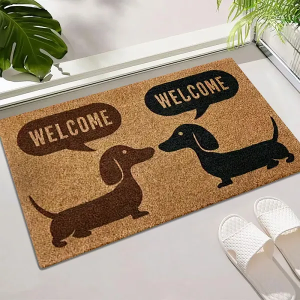 Dachshund Welcome Door Mat