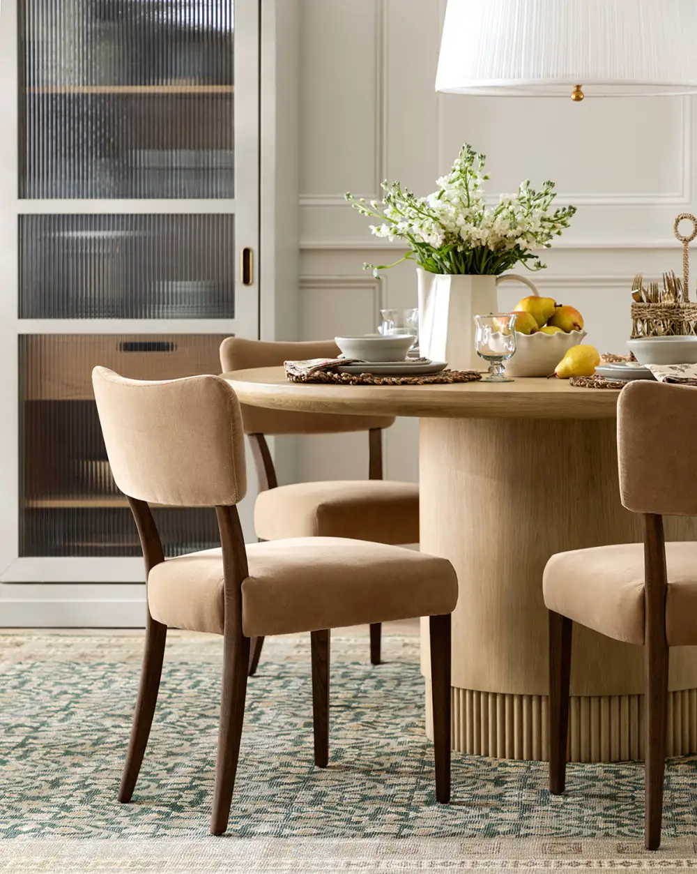 Plush Velvet Dining Chair