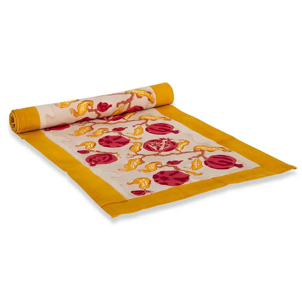 Jewel Pomegranate Table Runner