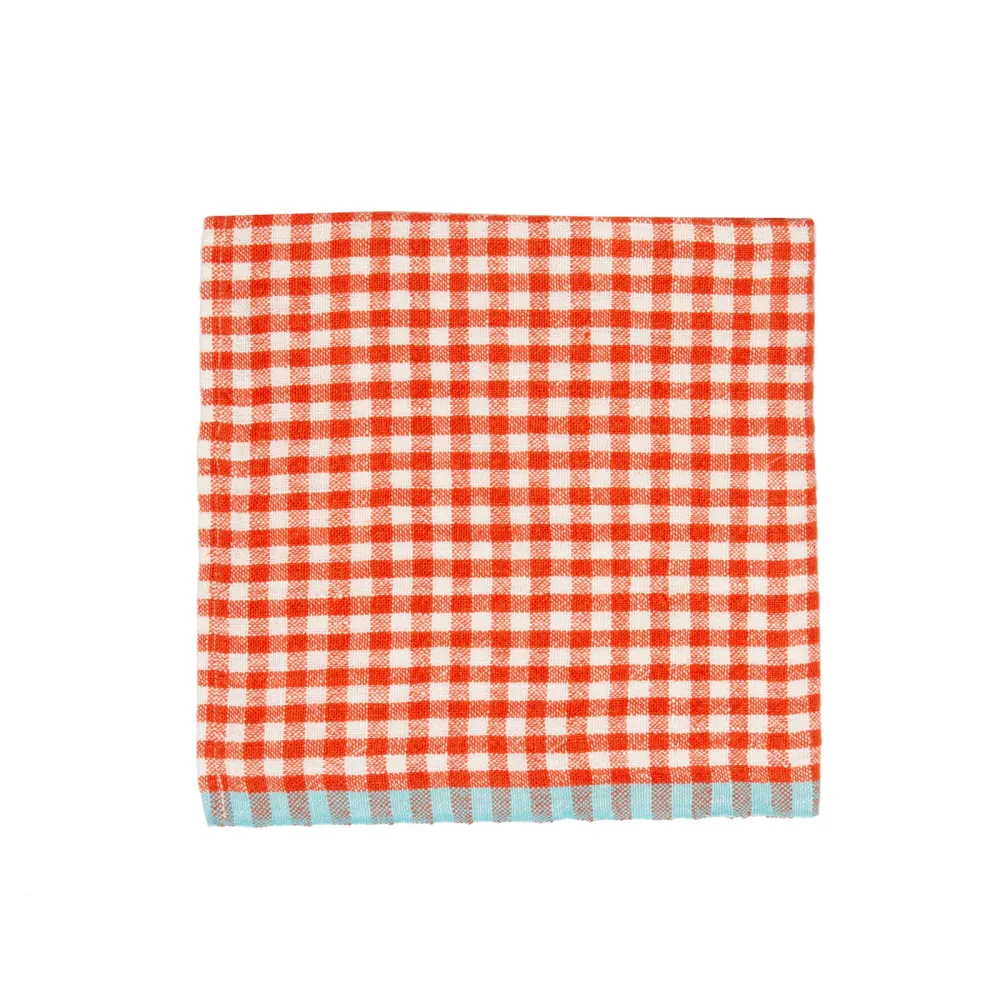 Casual Gingham Check Napkin Set