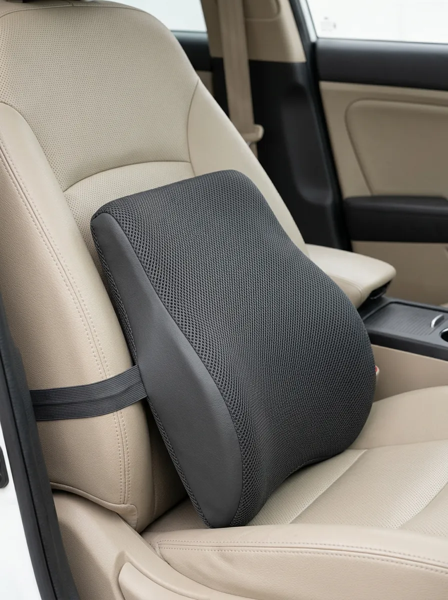 Lumbar-Support Memory-Foam Ergonomic-Style Car Lumbar Support Pillow