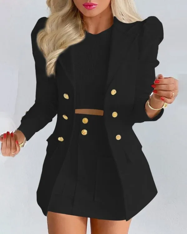 Blazer and Skirt Co-Ord Set