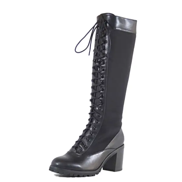 Heeled Knee High Boots