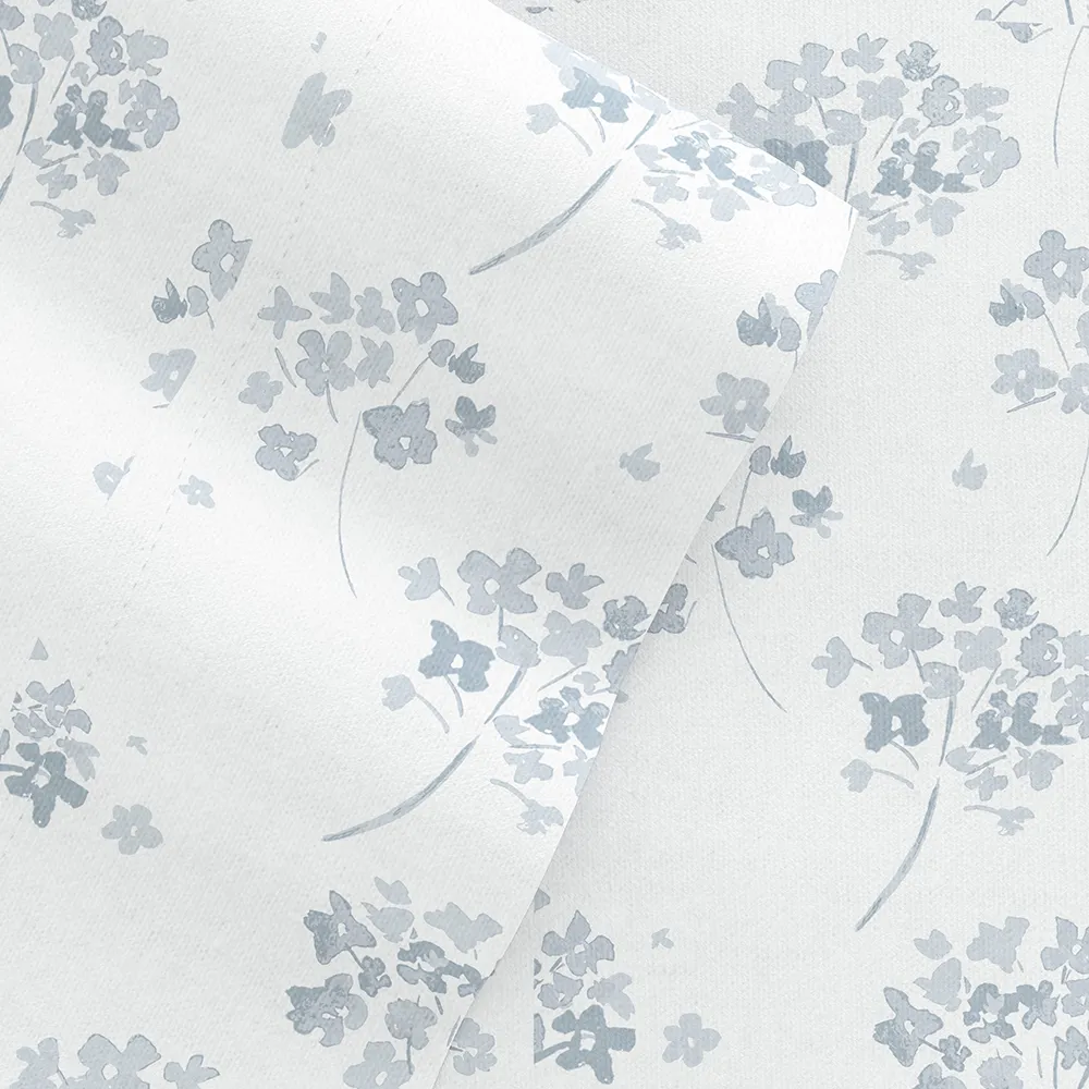 Flower Bunch Flannel Sheet Set