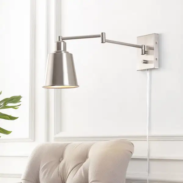 Iron Contemporary Swing Arm LED Wall Sconce