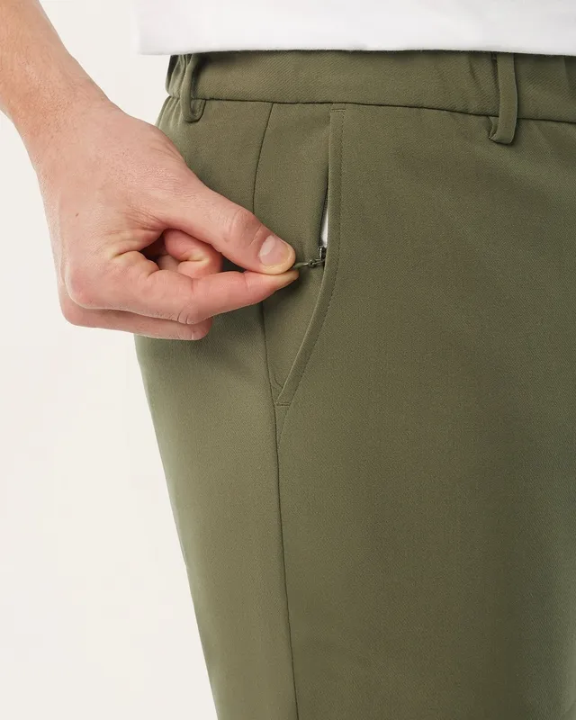 Regular Classic Pants Olive