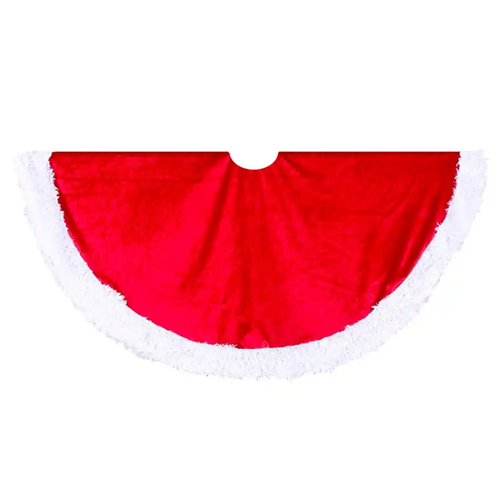 Velvet Trim Tree Skirt