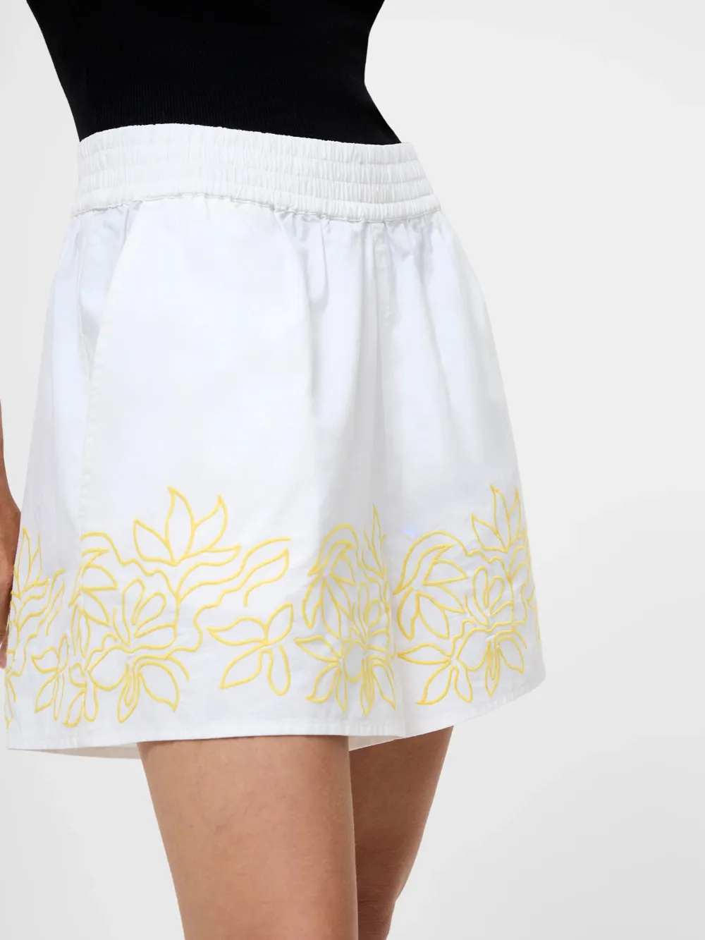 Fashion Creative Floral Print Shorts