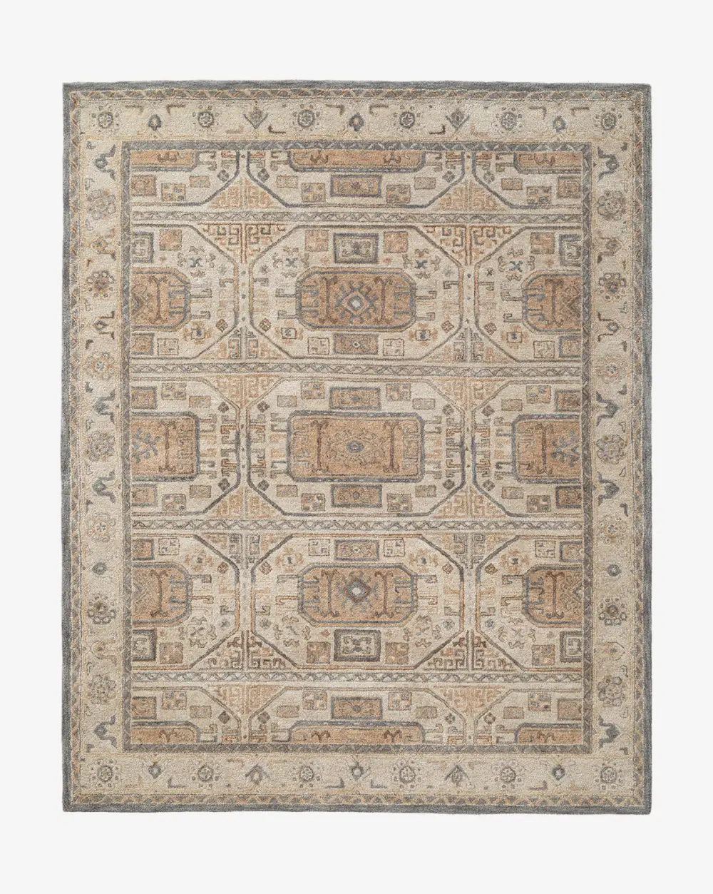Durable-Weave Classic Hand-Tufted Wool Area Rug