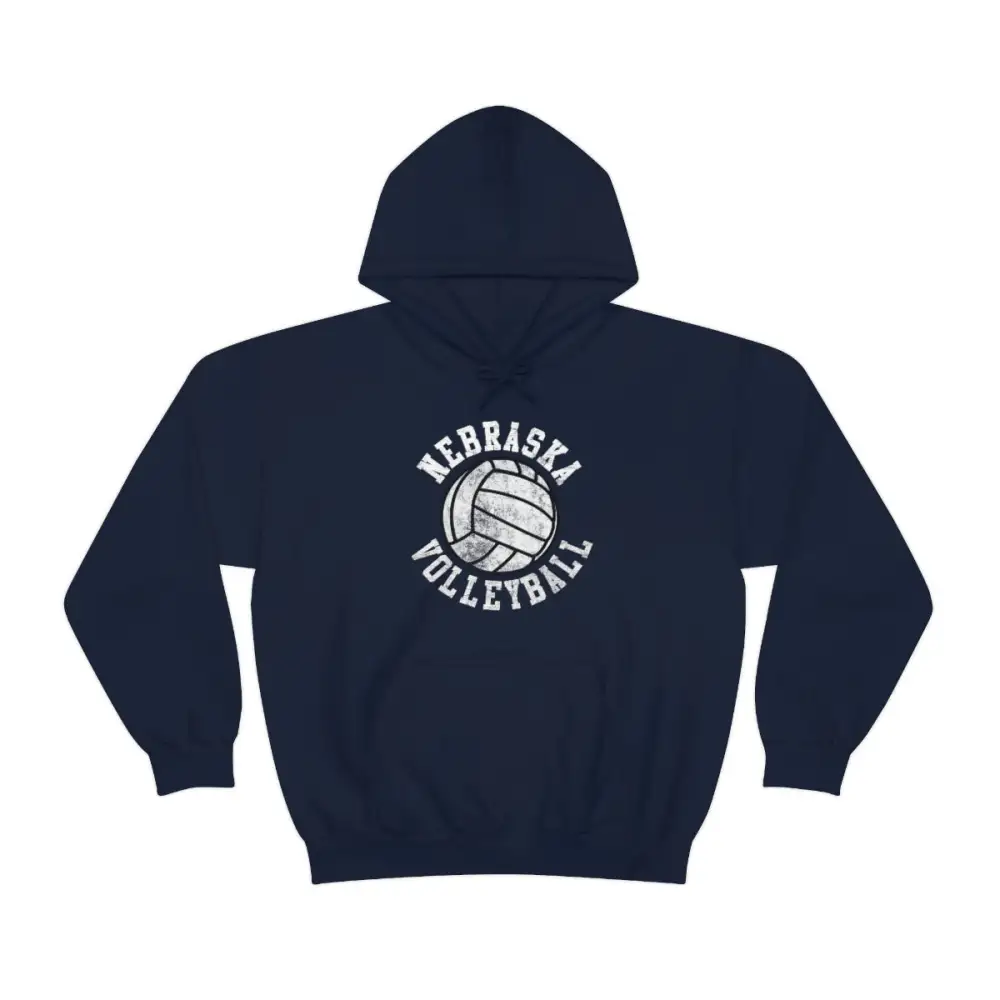 Vintage Volleyball Graphic Pullover Hoodie