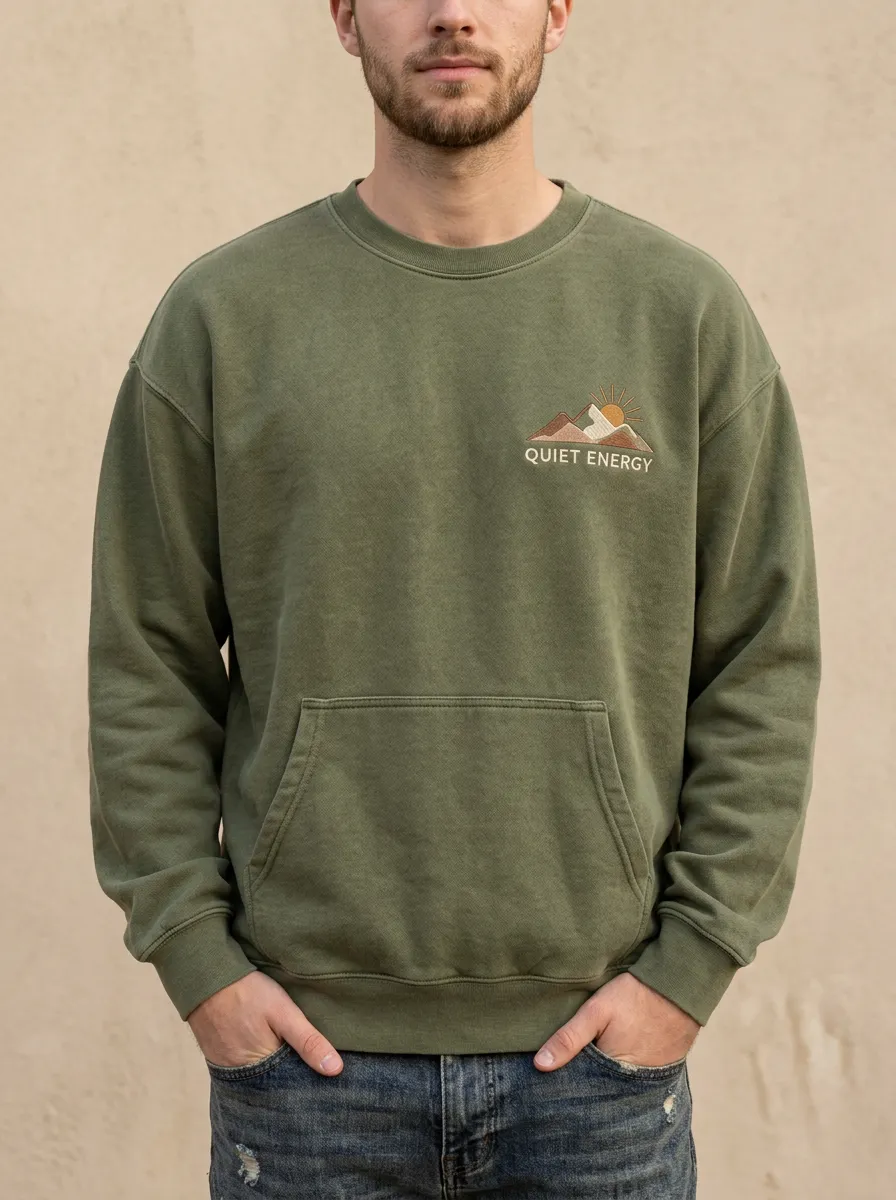 Nature Quiet Energy Mountain Sun Hoodie