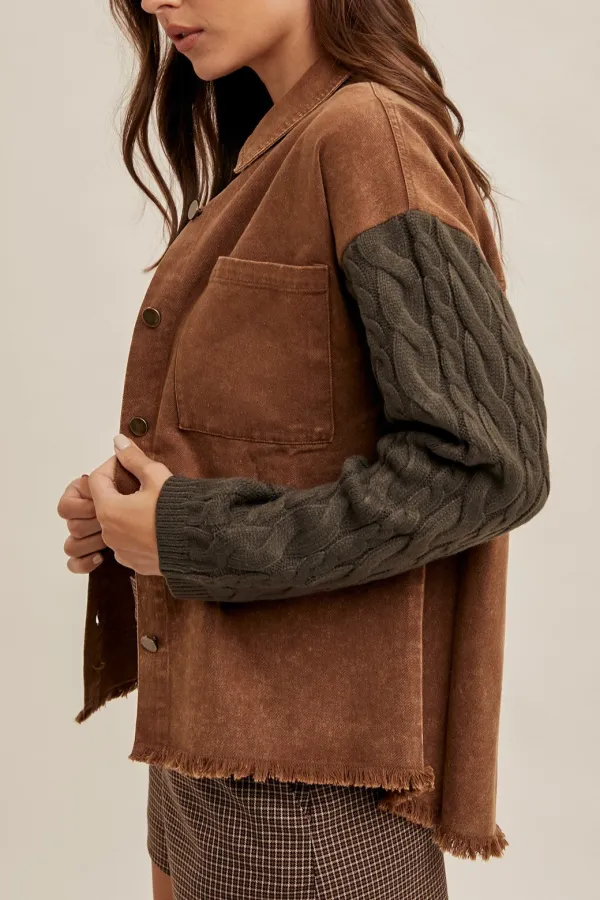 Samantha Sweater Sleeve Jacket